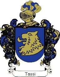 Escudo del apellido Tassi