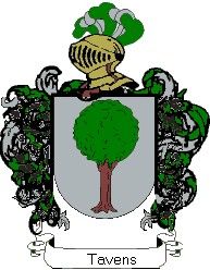 Escudo del apellido Tavens