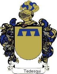 Escudo del apellido Tedesqui