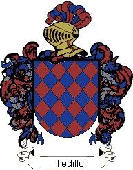 Escudo del apellido Tedillo