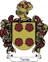 Escudo del apellido Terrán