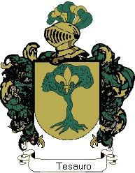 Escudo del apellido Tesauro