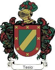 Escudo del apellido Tesio