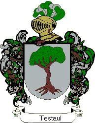 Escudo del apellido Testaul