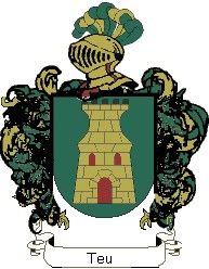 Escudo del apellido Teu