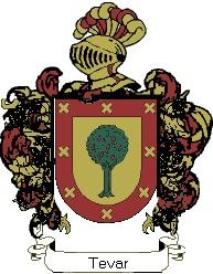 Escudo del apellido Tevar