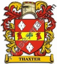 Escudo del apellido Thaxter