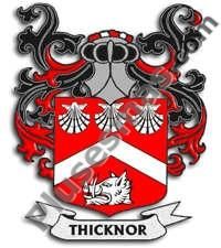 Escudo del apellido Thicknor