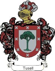 Escudo del apellido Tusell