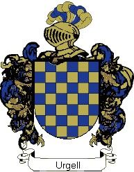 Escudo del apellido Urgell