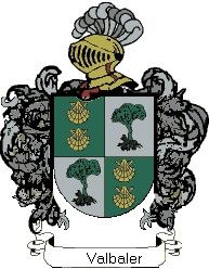 Escudo del apellido Valbaler