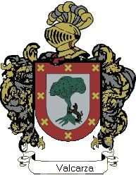 Escudo del apellido Valcarza