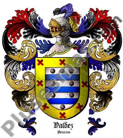 Escudo del apellido Valdez