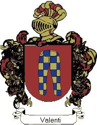 Escudo del apellido Valenti