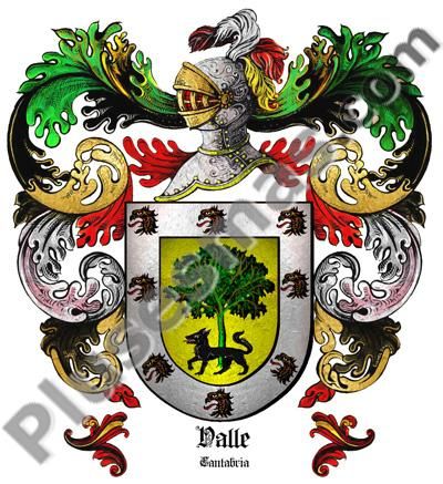 Escudo del apellido Valle