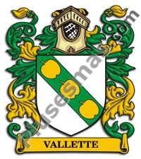 Escudo del apellido Vallette