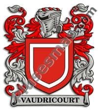 Escudo del apellido Vaudricourt