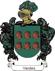 Escudo del apellido Verdes