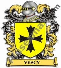 Escudo del apellido Vescy