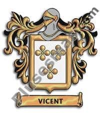 Escudo del apellido Vicent