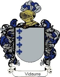 Escudo del apellido Vidaurre