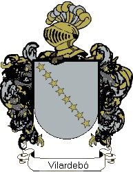 Escudo del apellido Vilardebó