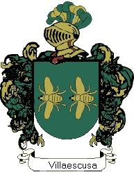 Escudo del apellido Villaescusa