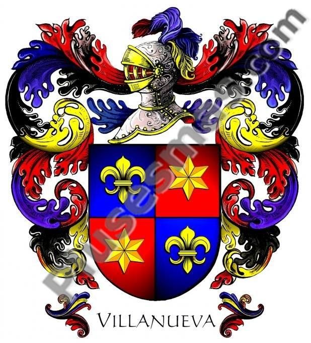 Escudo del apellido Villanueva