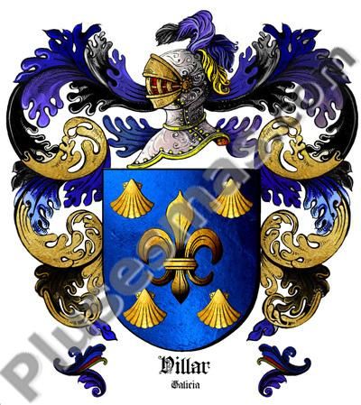 Escudo del apellido Villar