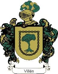 Escudo del apellido Villén