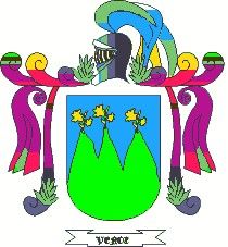 Escudo del apellido Vinci (vence)