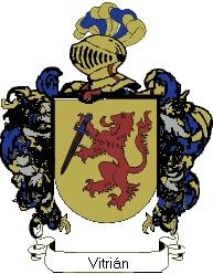 Escudo del apellido Vitrián