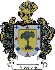 Escudo del apellido Vizcarove