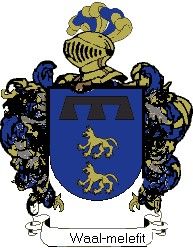 Escudo del apellido Waal-melefit