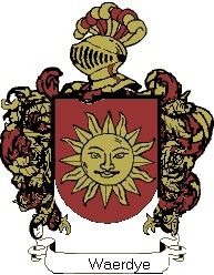 Escudo del apellido Waerdye