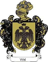 Escudo del apellido Wal