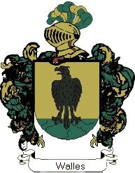 Escudo del apellido Walles