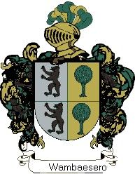 Escudo del apellido Wambaesero