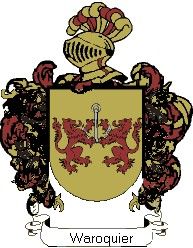 Escudo del apellido Waroquier