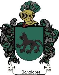 Escudo del apellido Bahalobre