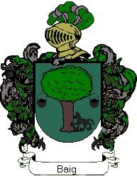 Escudo del apellido Baig