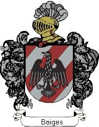 Escudo del apellido Baiges