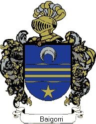 Escudo del apellido Baigorri