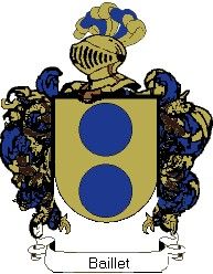 Escudo del apellido Baillet