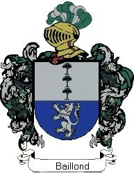 Escudo del apellido Baillond