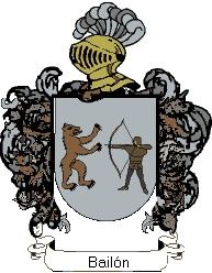 Escudo del apellido Bailón