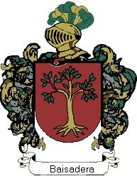 Escudo del apellido Baisadera