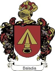 Escudo del apellido Baladia