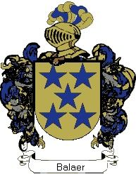 Escudo del apellido Balaer