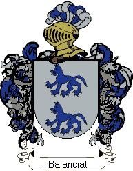 Escudo del apellido Balanciat